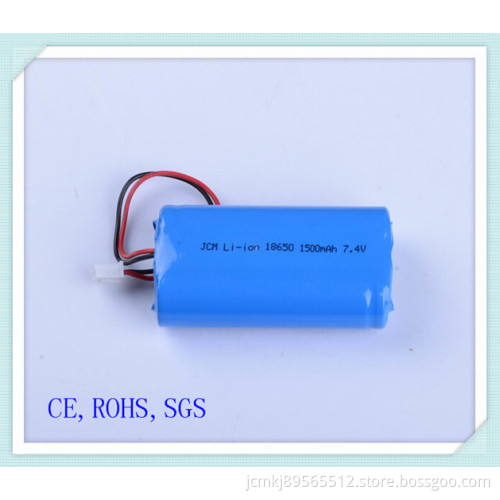 Lithium Ion 18650-2200mAh 7.4V Battery Pack for Audio, Loudspeaker, Power Bank, Lithium Ion Battery